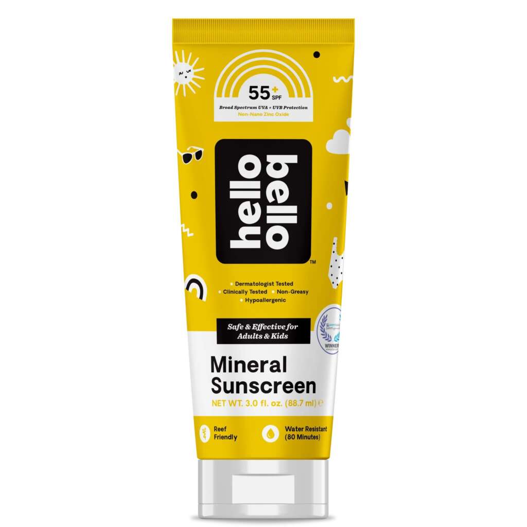 ello Bello Sunscreen is made from plant-based, organic and skin-soothing ingredients $9.78
