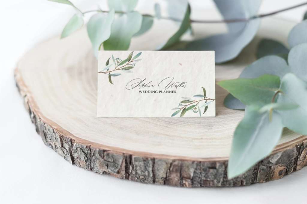 Myeco Designs Biodegradable Business Cards can be planted after use to biodegrade naturally Pack of 50 $69.59