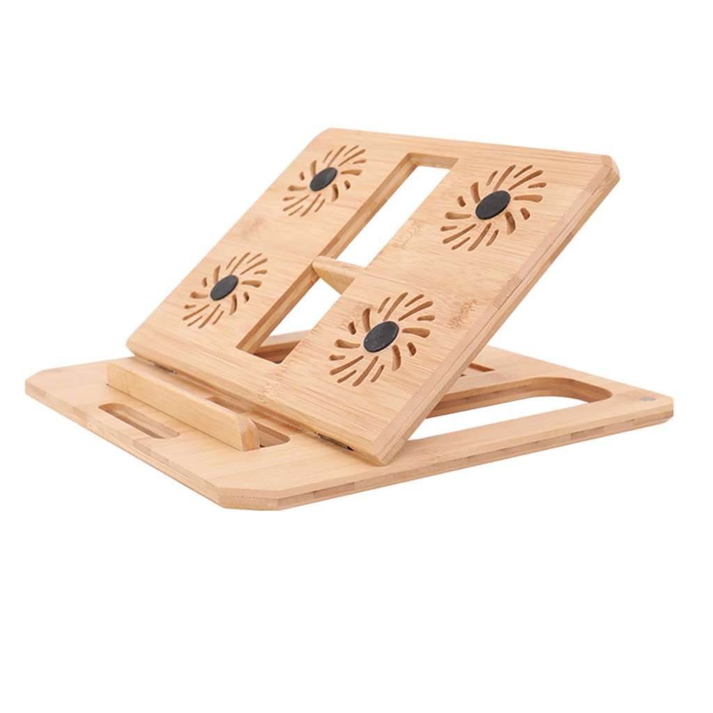 Leibruce Handmade Laptop Stand is made from renewable bamboo $48.76