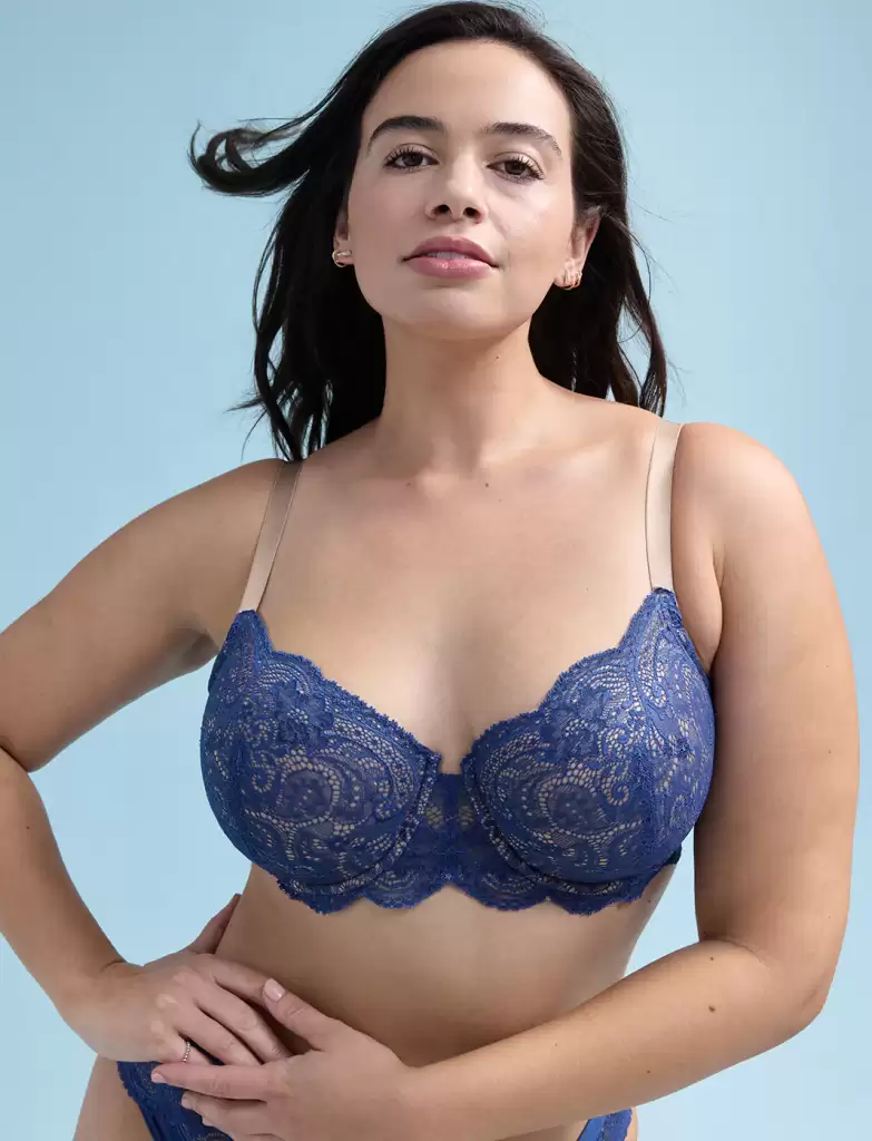 Different sizes sustainable bras: B to D cups