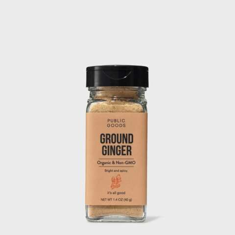 Public Goods Ground Ginger is 100% organic. $4