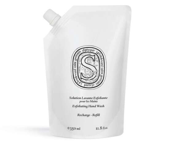 Diptyque Paris Softening Hand Rinse is rich in fatty acids and mineral salts to soften the skin. $42