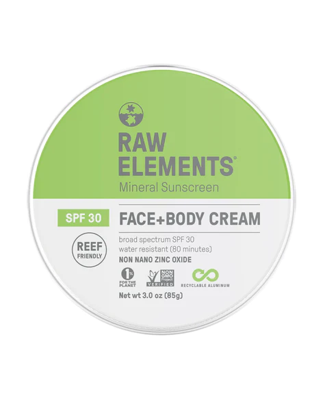 Raw Elements Face & Body Sunscreen SPF 30