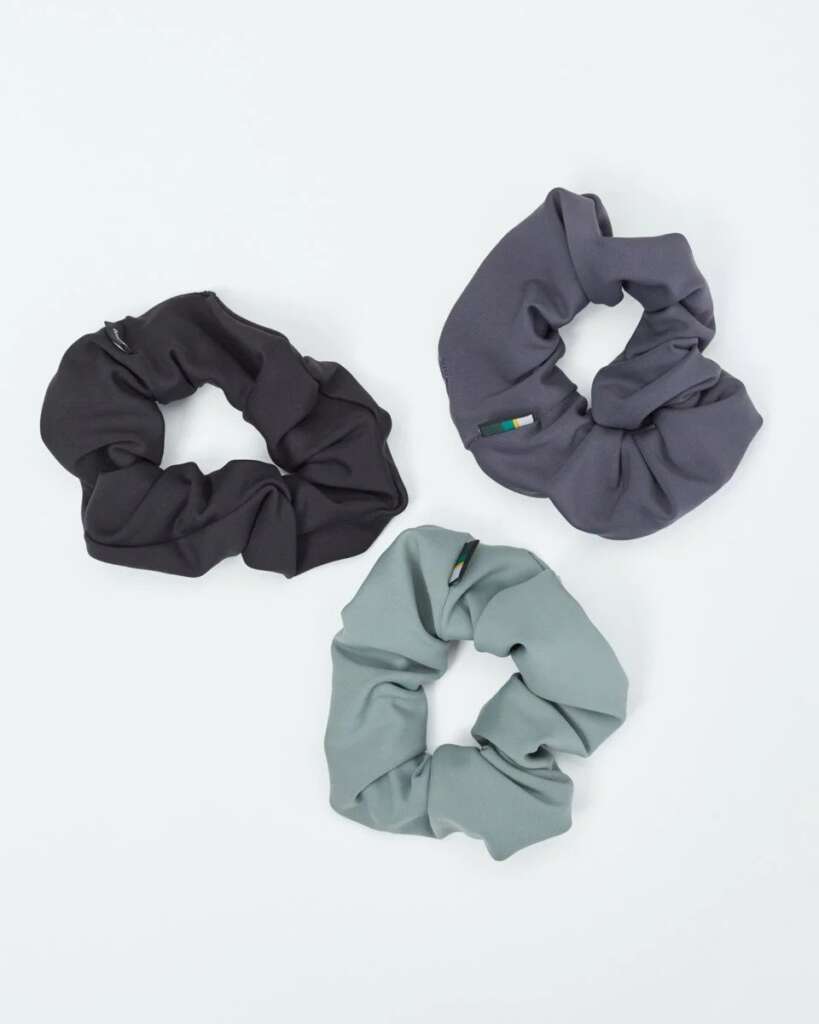 inMotion Scrunchie 3-Pack are made from recycled materials $15