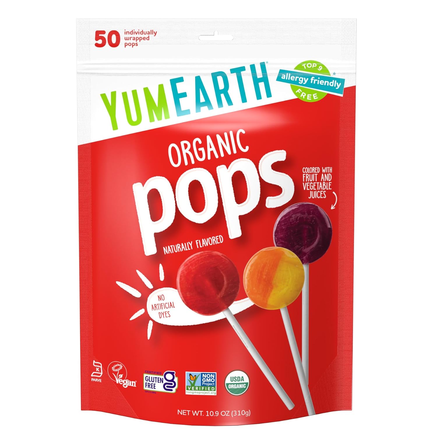YumEarth Organic Pops Variety Pack