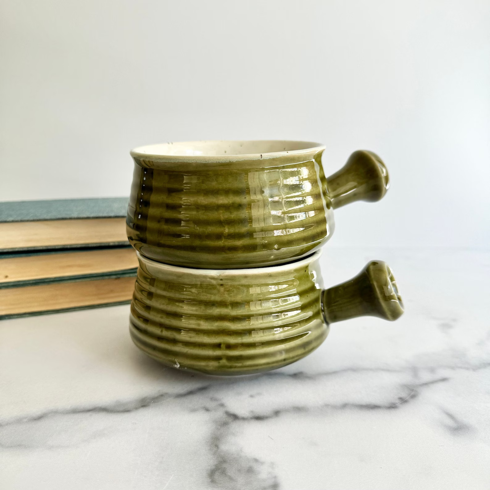 Vintage Newco French Onion Soup Bowls
