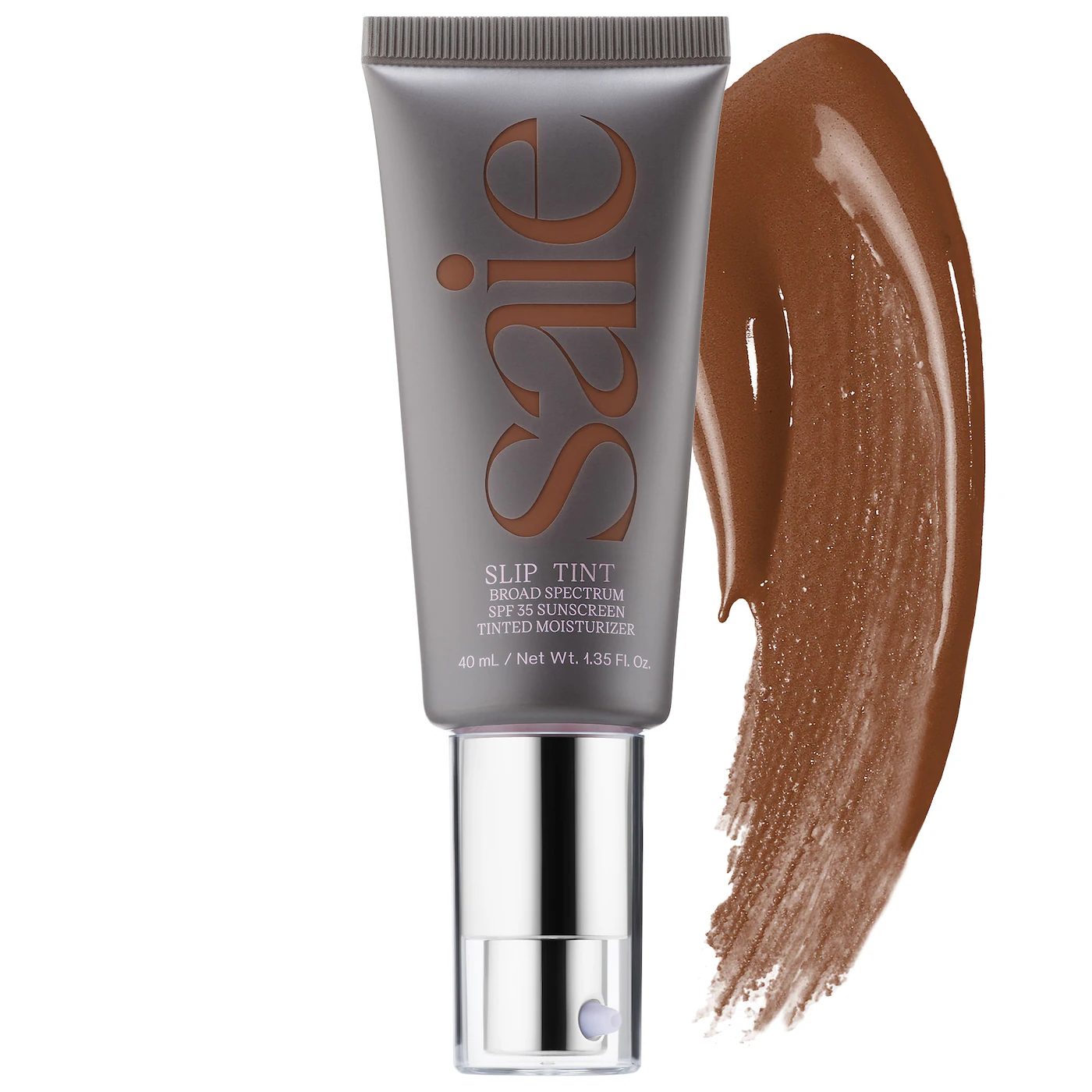 Saie
Slip Tint – Lightweight Tinted Moisturizer with Mineral Zinc SPF 35 and Hyaluronic Acid 