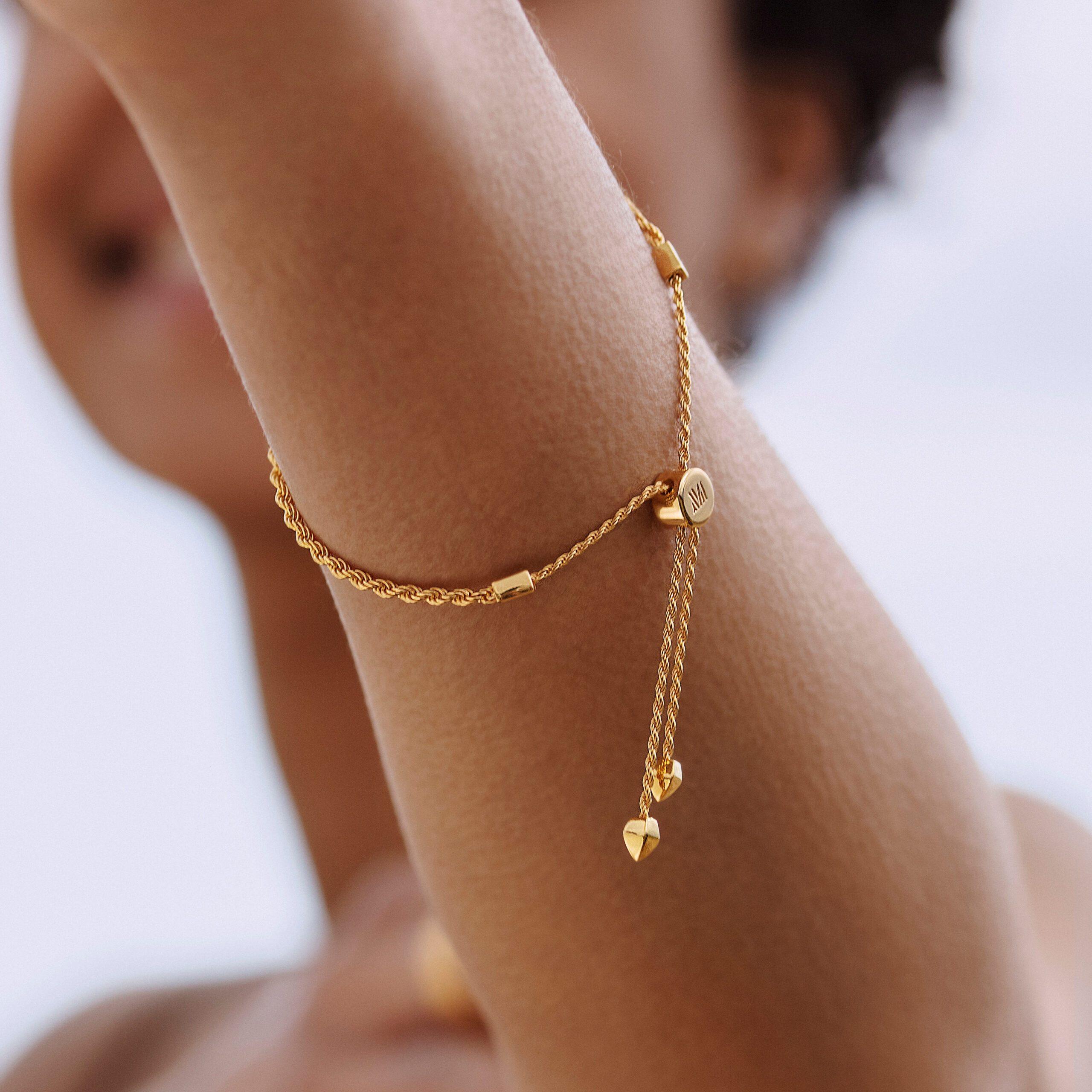Corda Fine Chain Friendship Bracelet, 18k Gold Vermeil