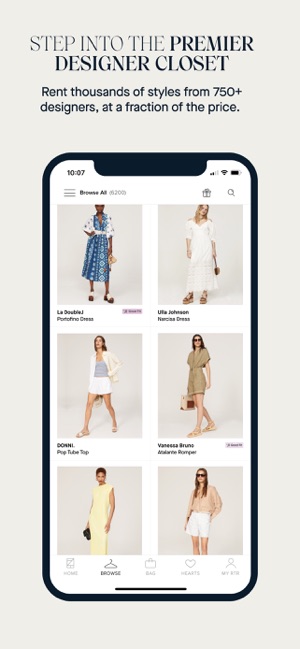 Rent the Runway is a fashion app that lets you literally rent the runway for special occasions or a wardrobe refresh.