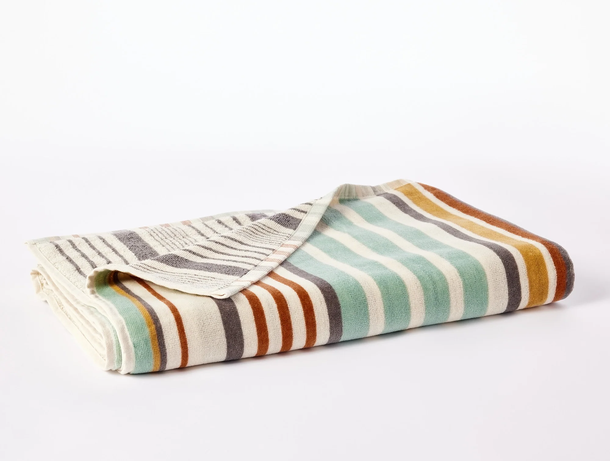 Coyuchi Dawn Stripe Organic Beach Towel