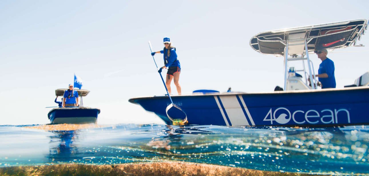 4oceans fleet cleaning up ocean debris