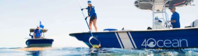 4oceans fleet cleaning up ocean debris
