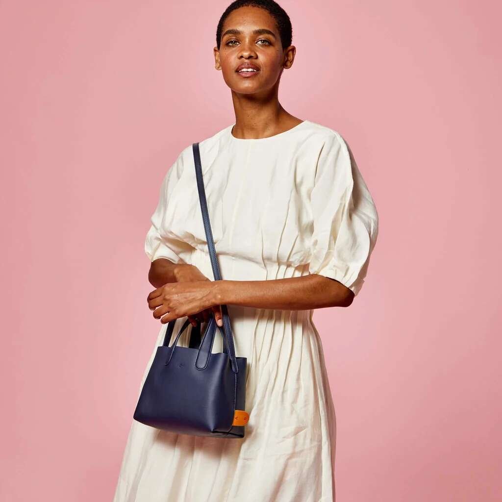 Angela Roi Cacta Small Tote is made from plant-based Cactus vegan leather $225