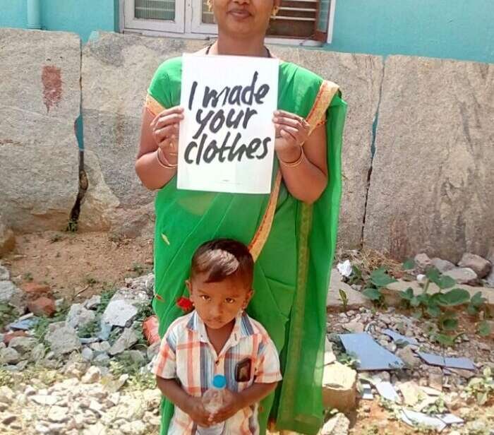 Who made your clothes is a social justice campaign by Fashion Revolution.