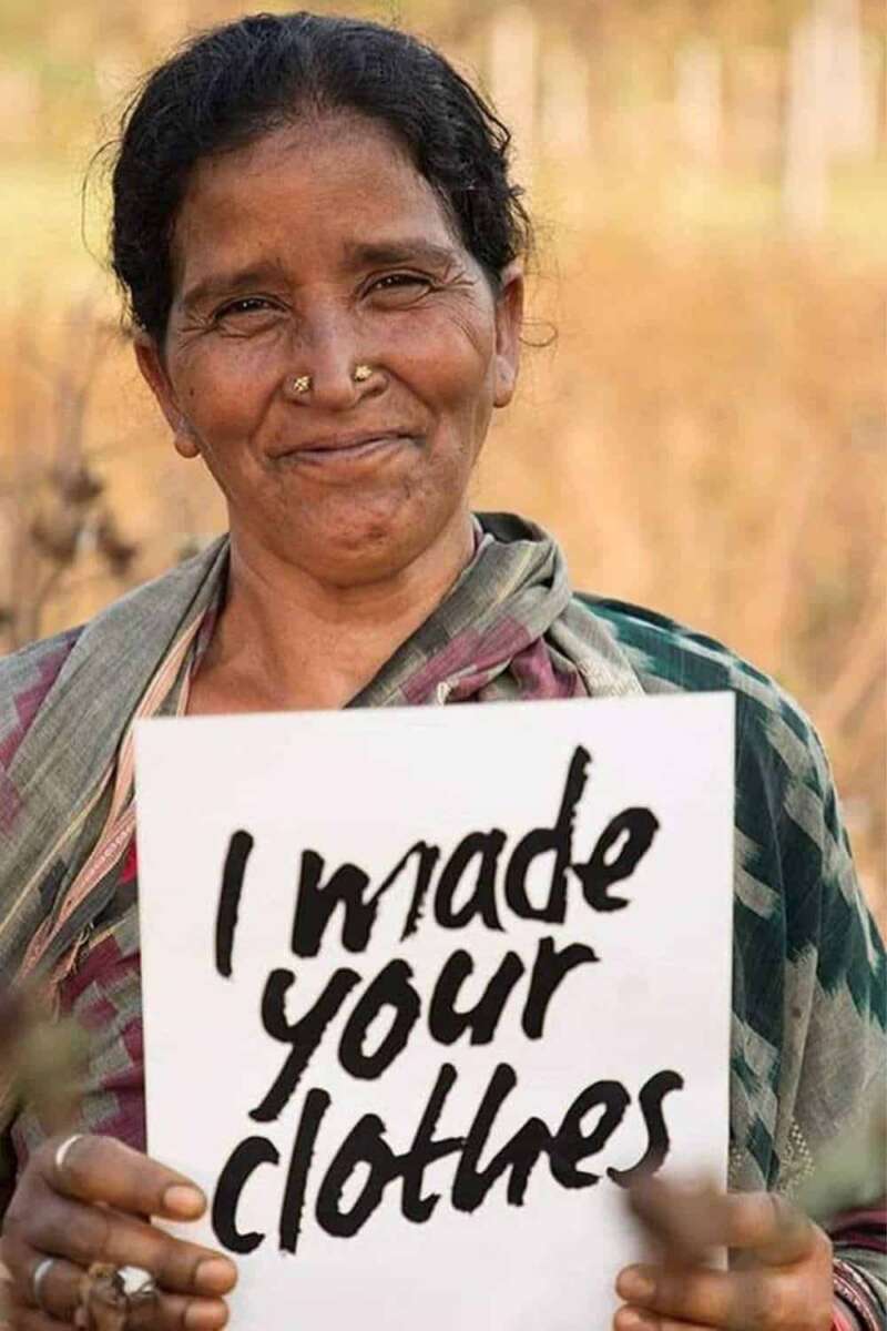 Who made your clothes is a social justice campaign by Fashion Revolution.
