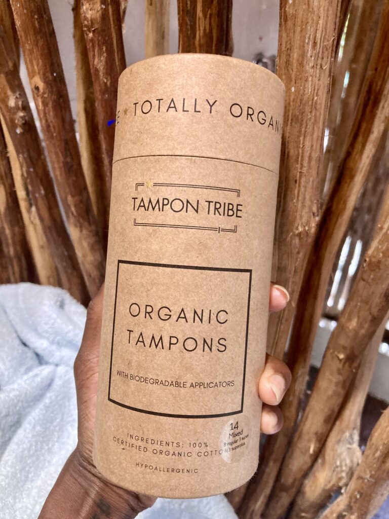 Tampon Tribes Organic Cotton Tampons are GOTS certified $10.20