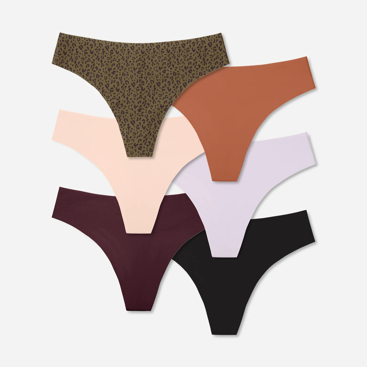 Bombas Women's No Show Thong 6-Pack