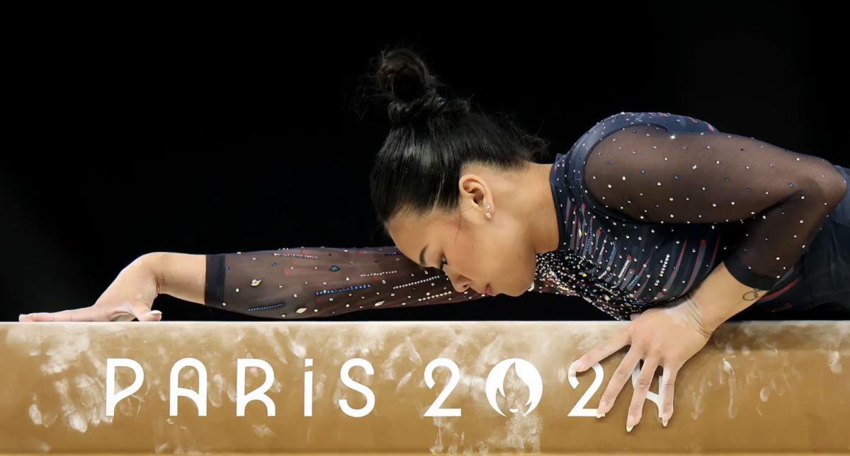 American gymnast Suni Lee at the Paris 2024 Olympics