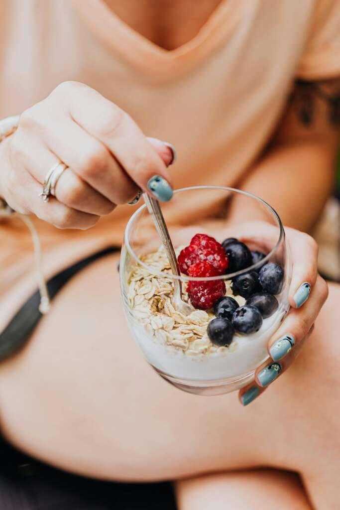 Add berries to your breakfast for vitamins and minerals to protect and nourish your skin. 