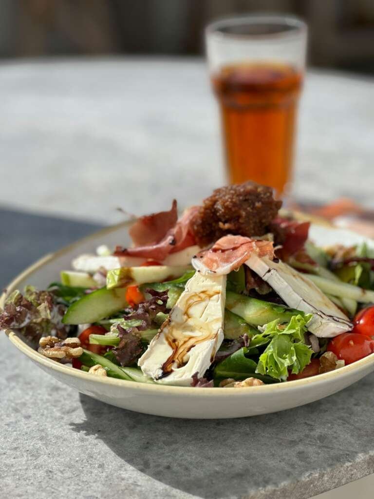 Eating foods that are good for your skin can be as simple as enjoying a colorful salad.