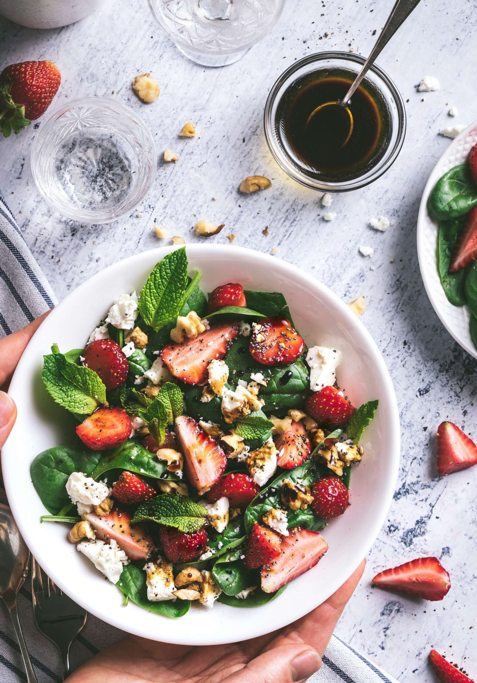 Strawberry & Pea Salad