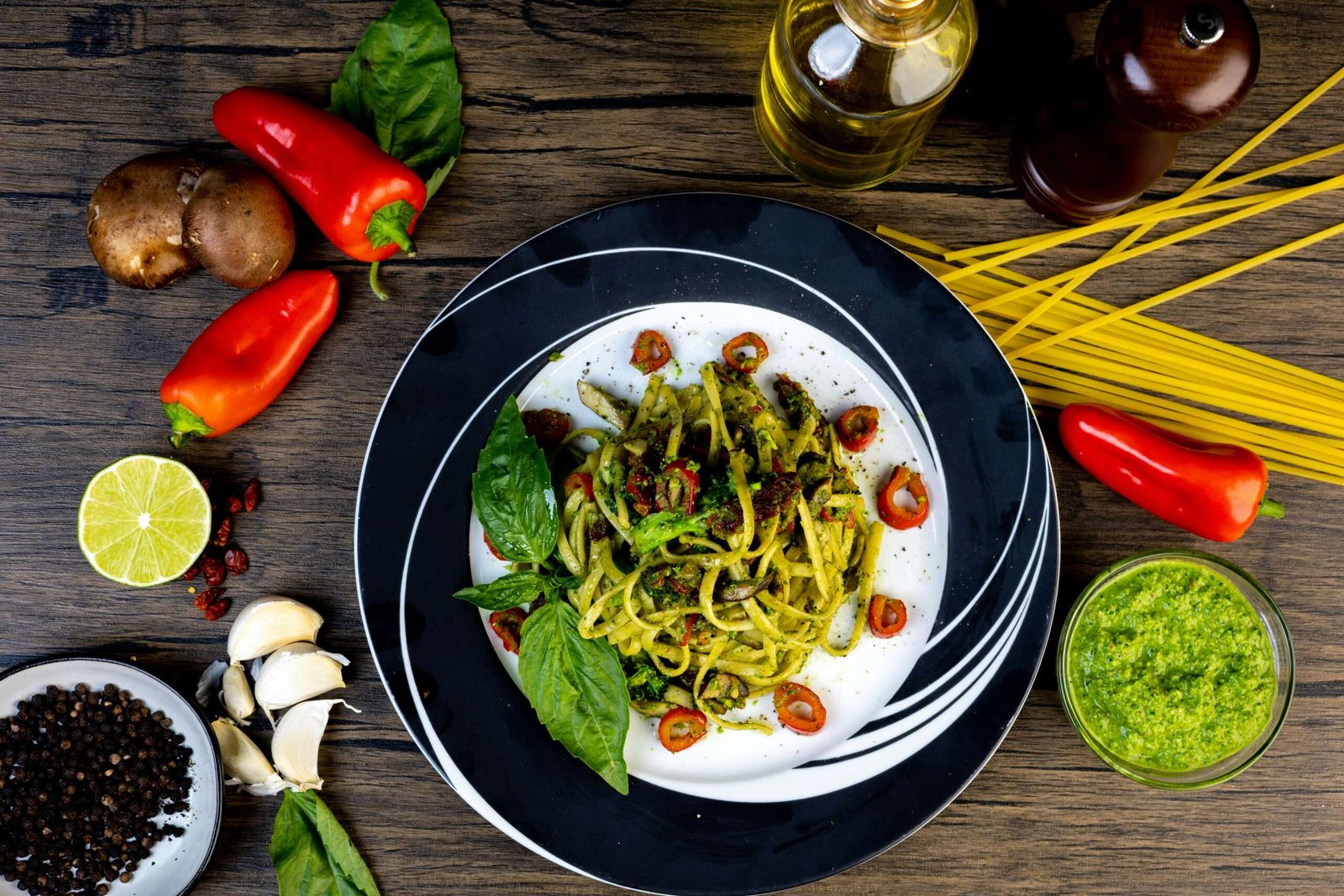 Fresh Basil Pasta