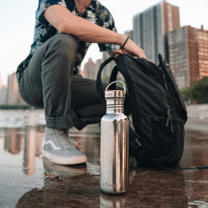 Klean Kanteen 27oz Reflect with Bamboo Cap