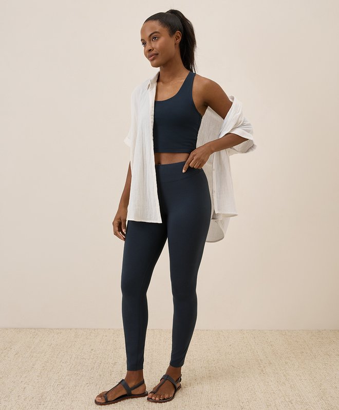 Pact On The Go-To Legging Set is made from organic cotton in a Fair Trade factory $49