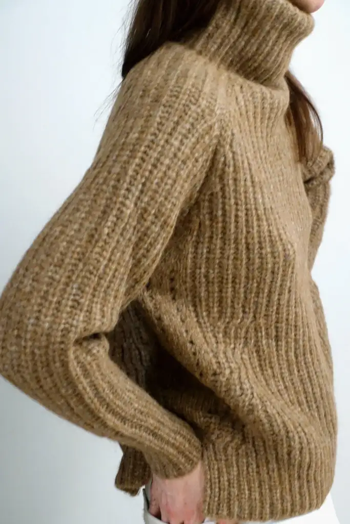 FOUR Objects Foundation Sweater is a luxurious blend of 88% alpaca and 12% silk $325