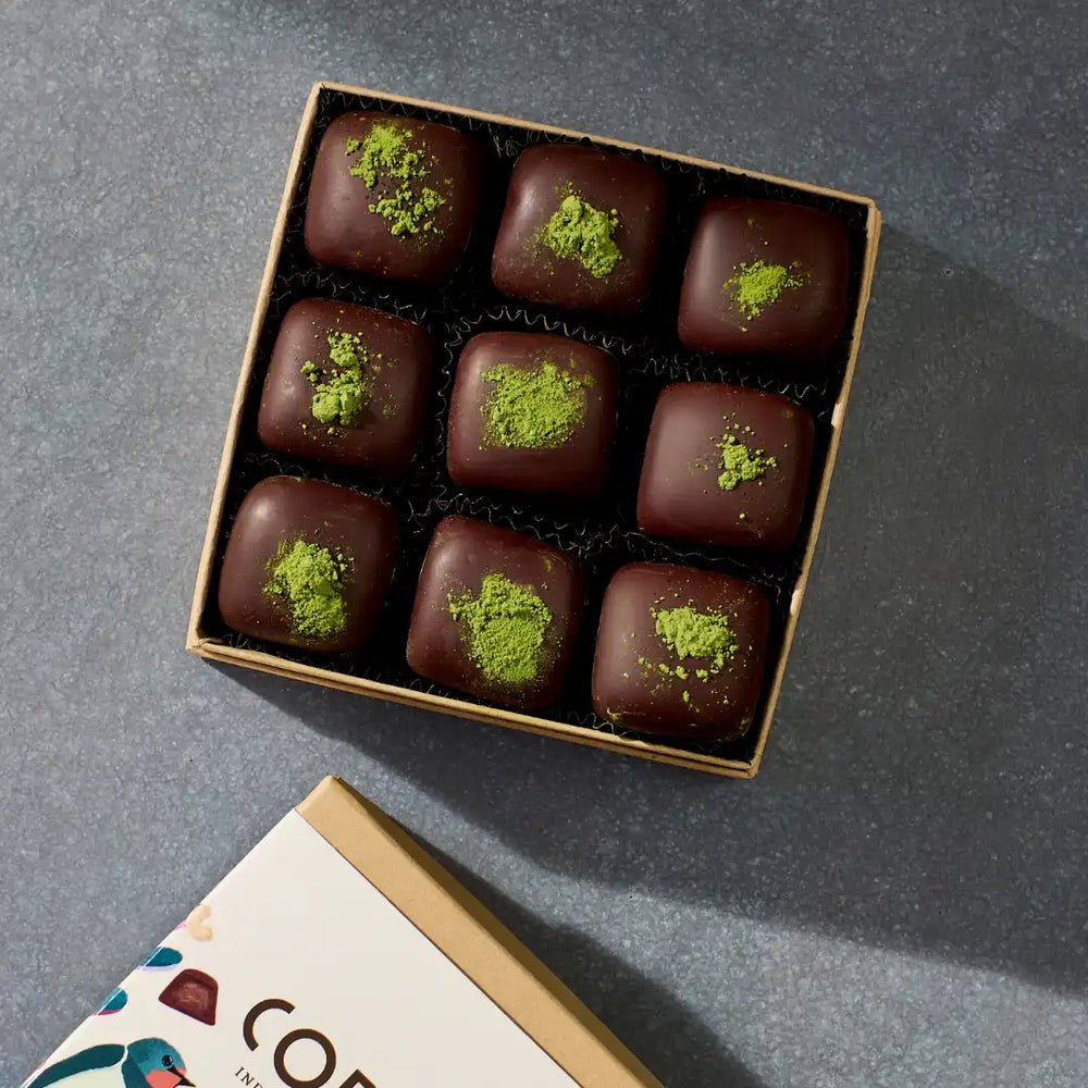 Coracao's Matcha Fudge Truffles