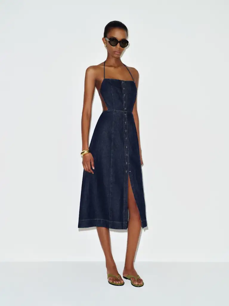 Manon Denim Midi Dress