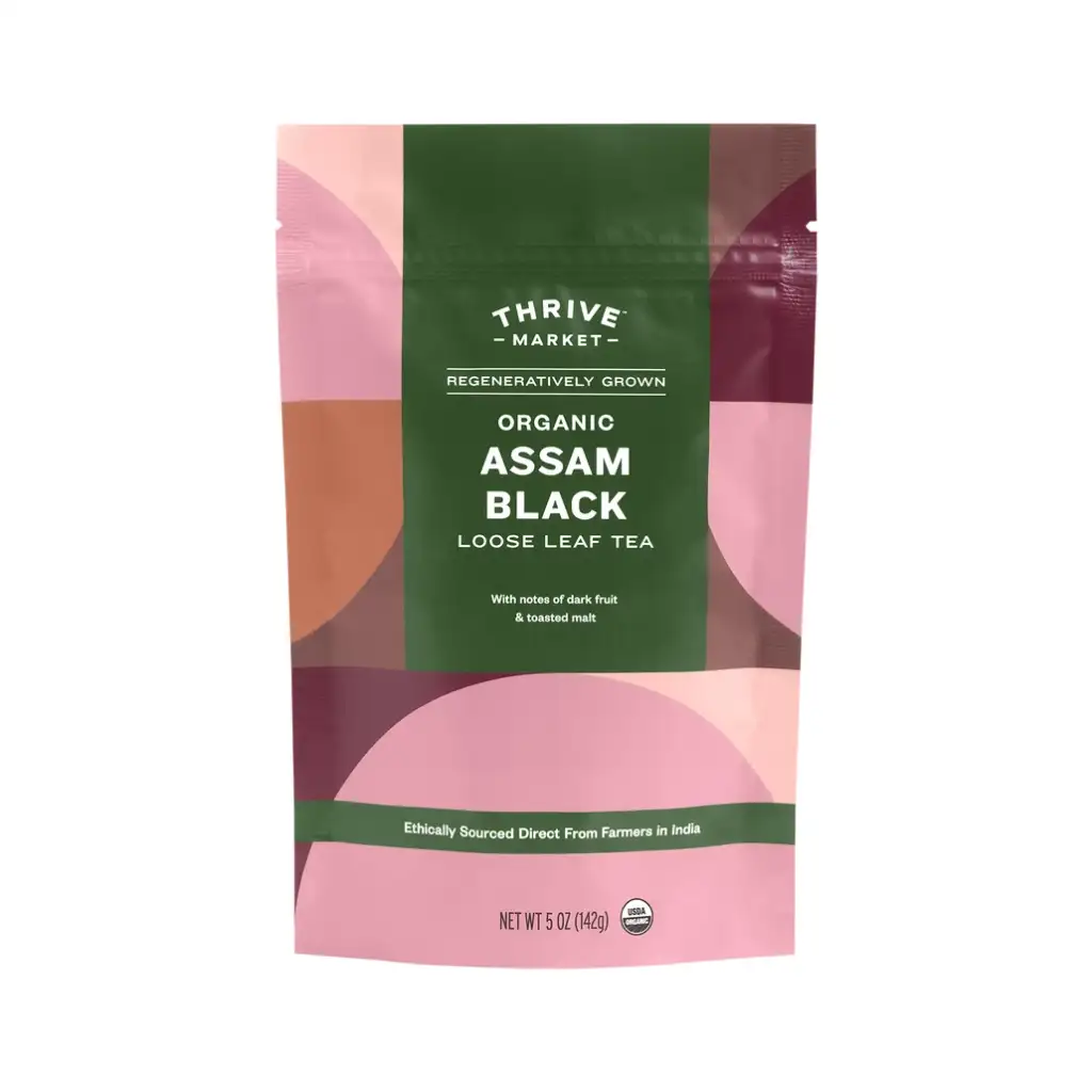 Thrive Market, Regeneratively Grown Organic Assam Black Loose Leaf Tea